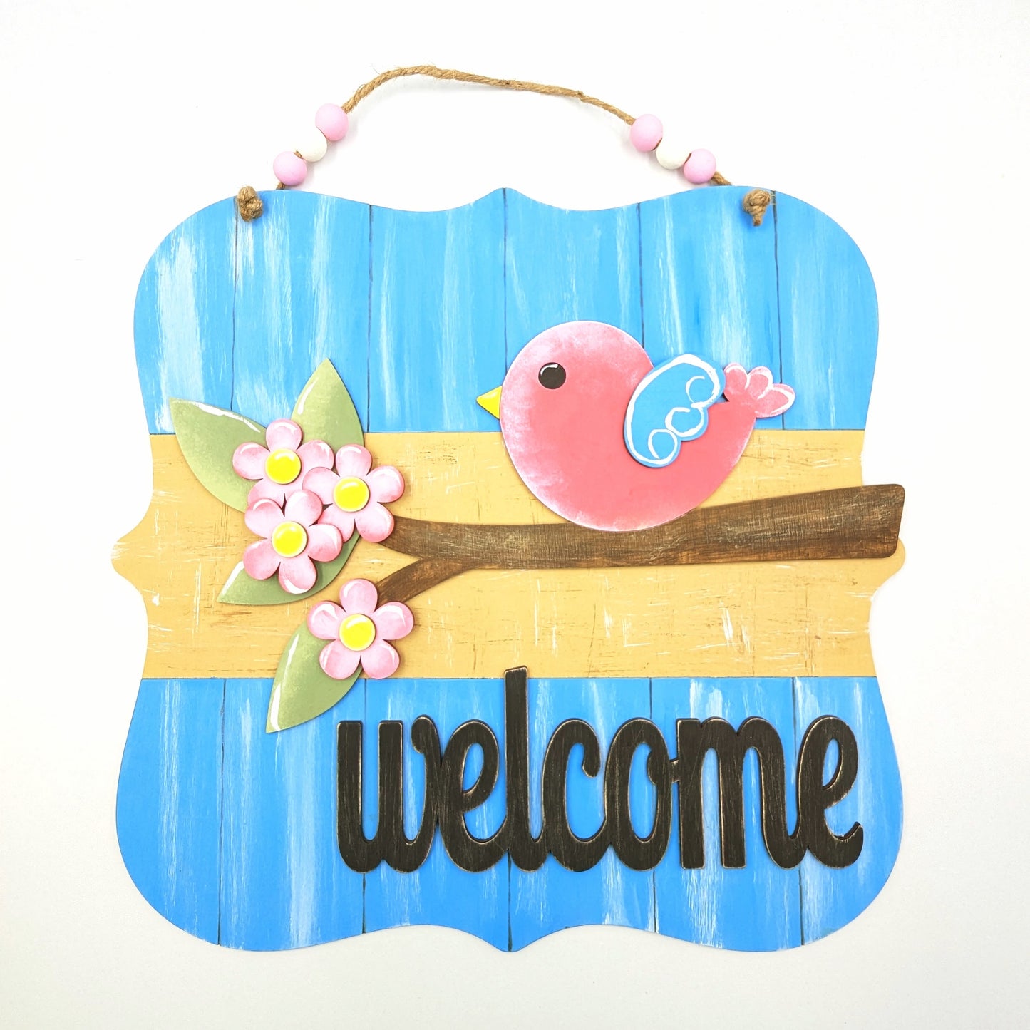 Spring Bird On Branch Sign