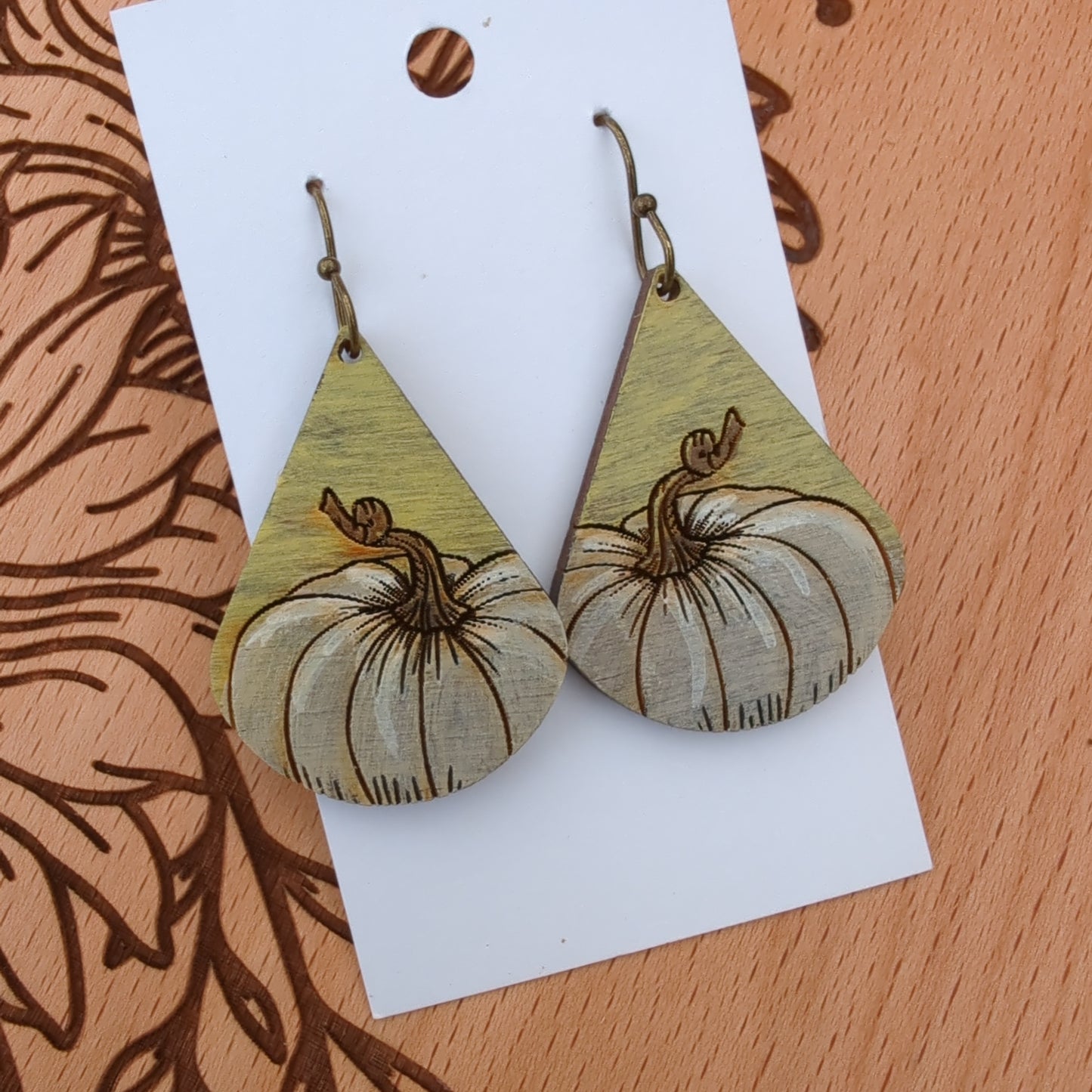 Pumpkin Dangle Earrings
