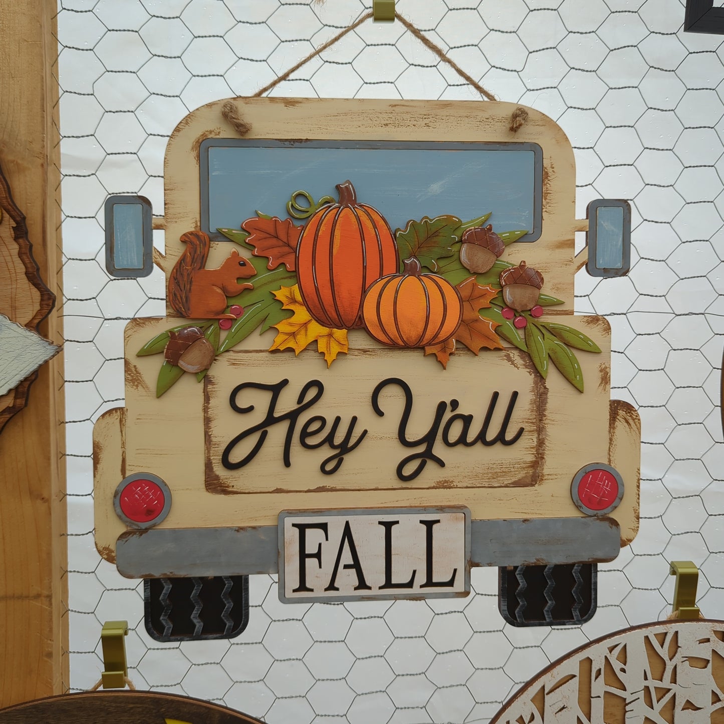 Fall Truck Sign