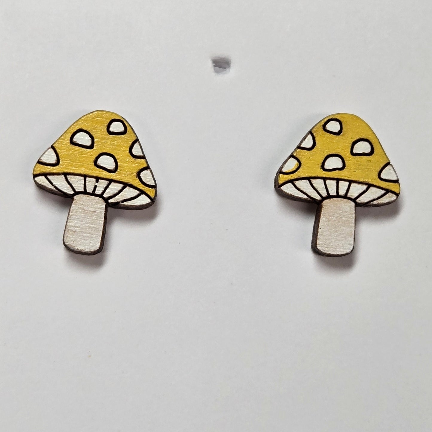 Mushroom Stud Earrings