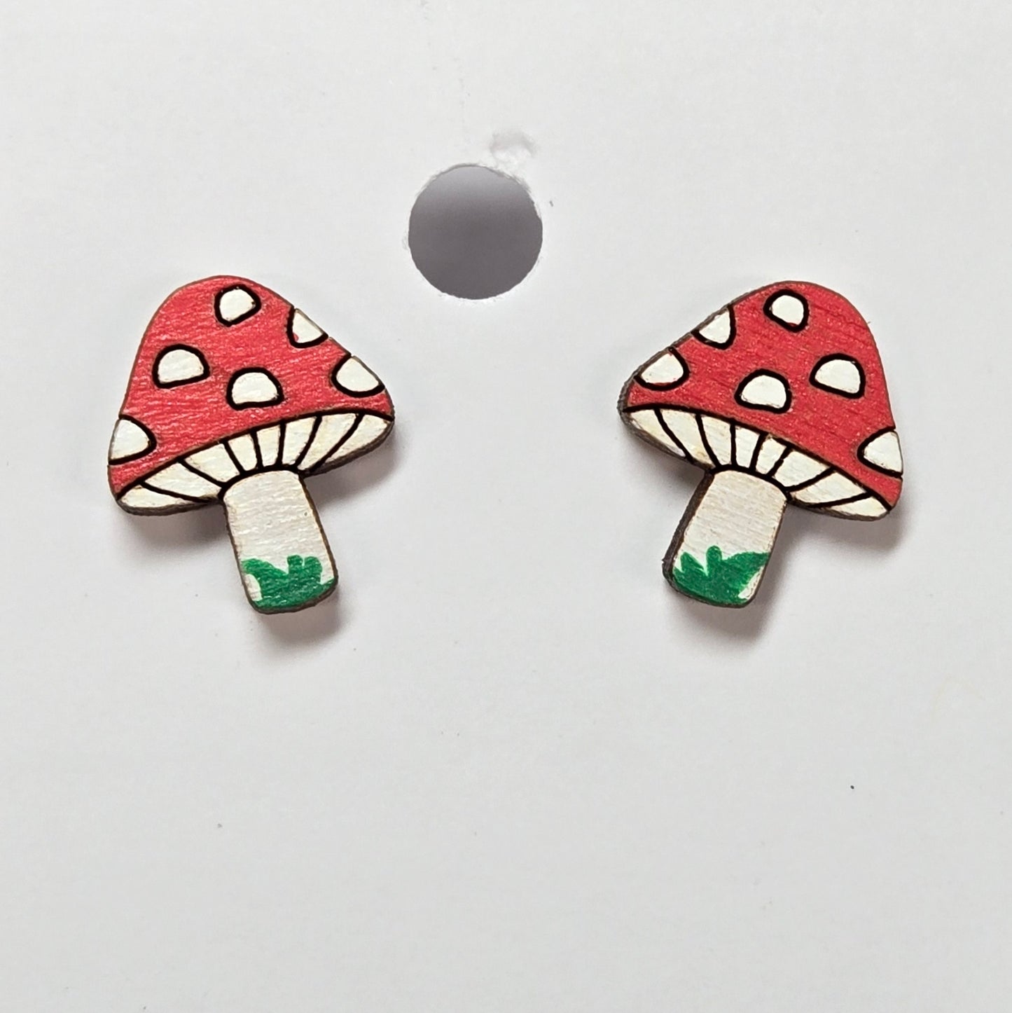 Mushroom Stud Earrings