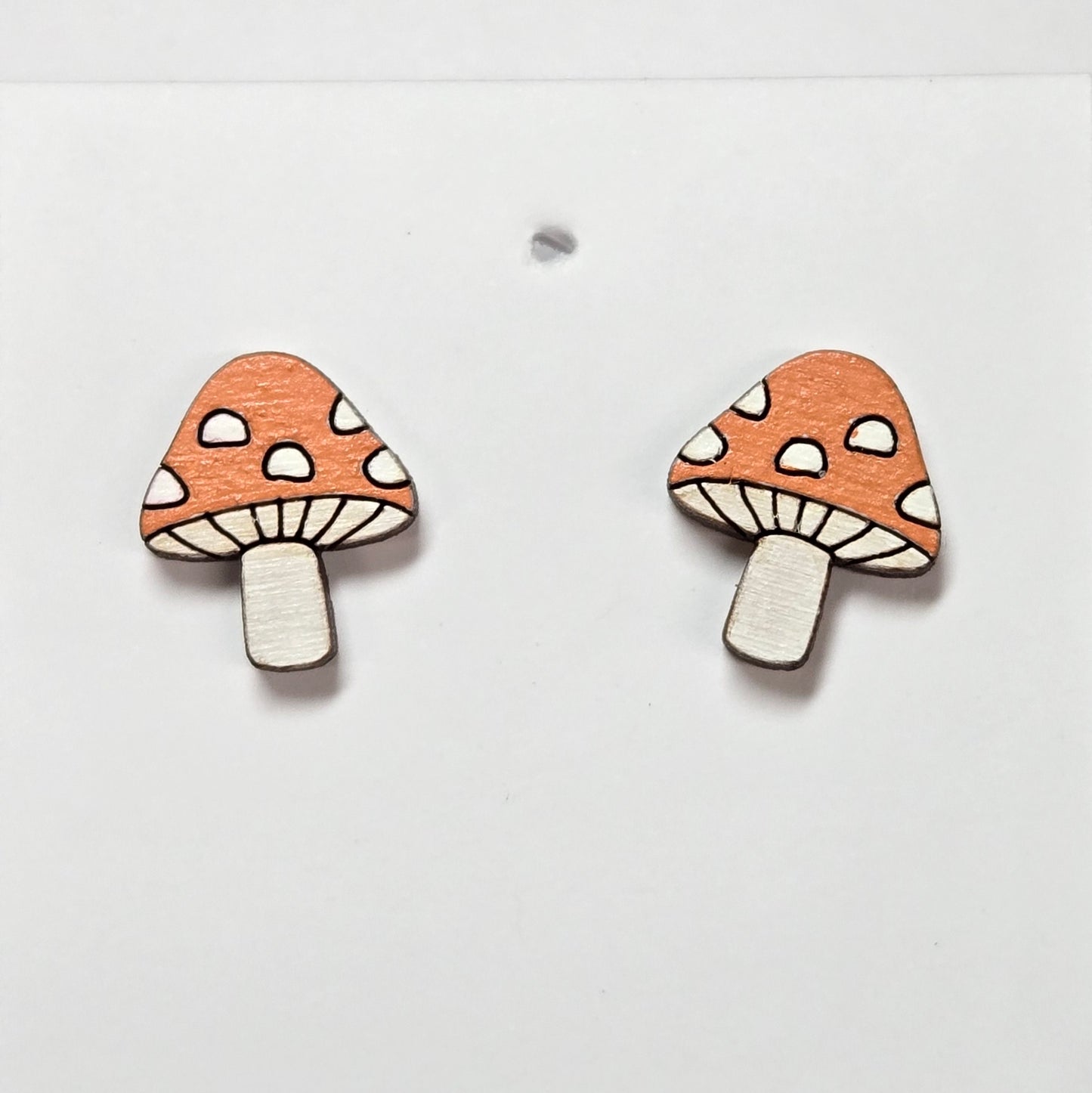 Mushroom Stud Earrings