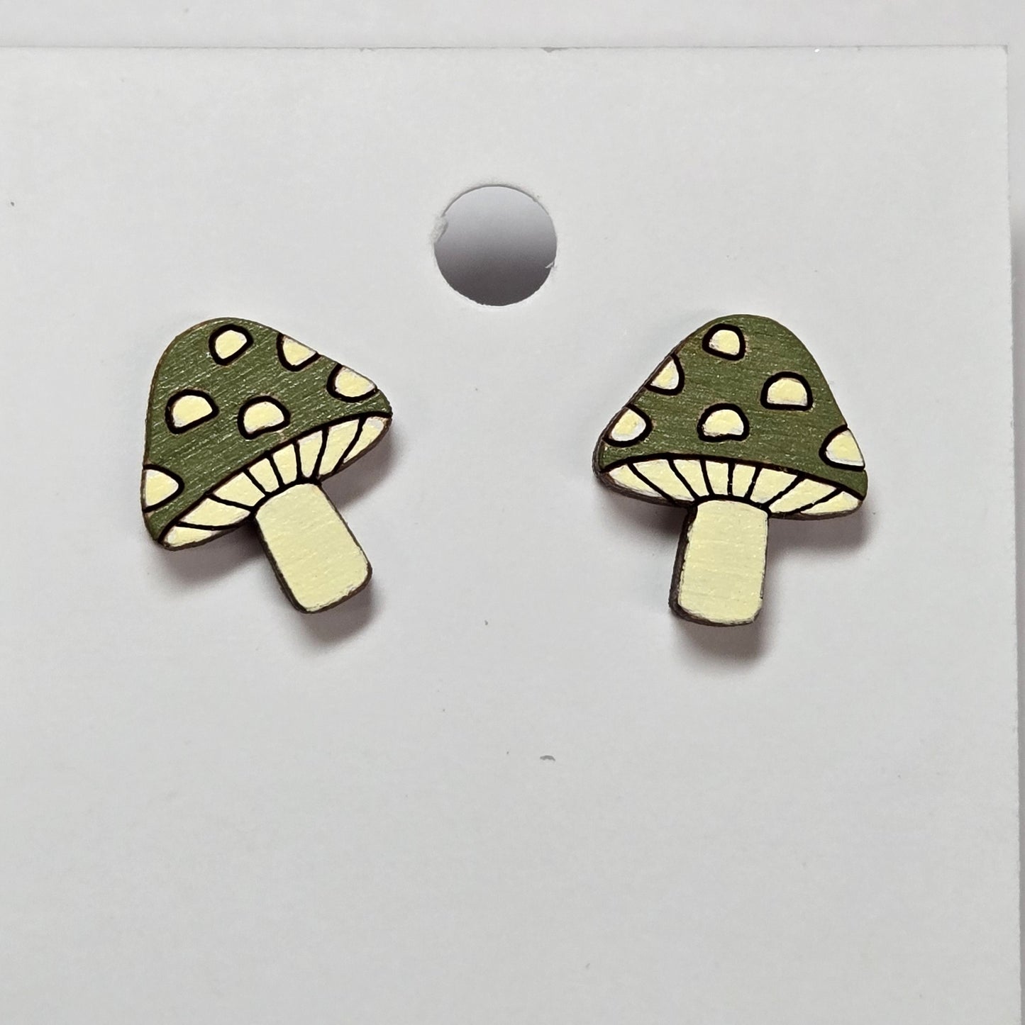 Mushroom Stud Earrings