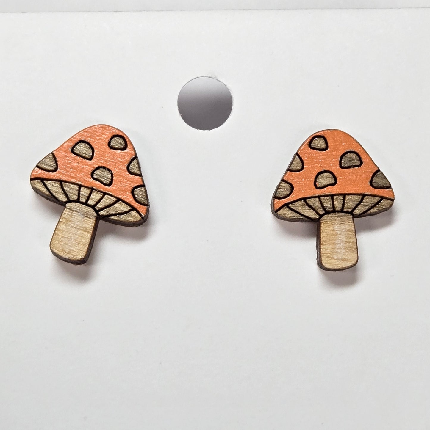 Mushroom Stud Earrings