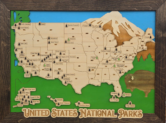 National State Park Map