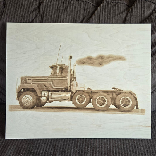 Custom Engraved Photo on Wood