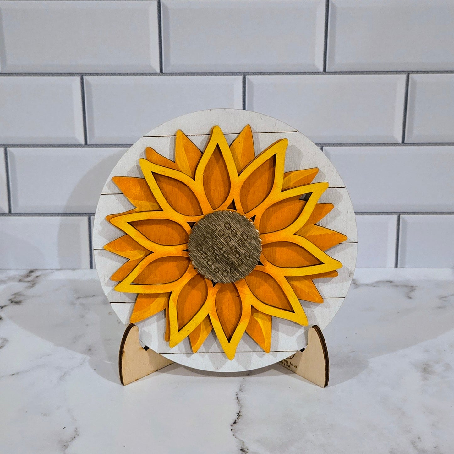 Sunflower Tiered Tray Pieces