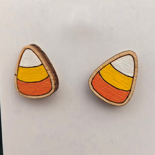 Candy Corn Stud Earrings