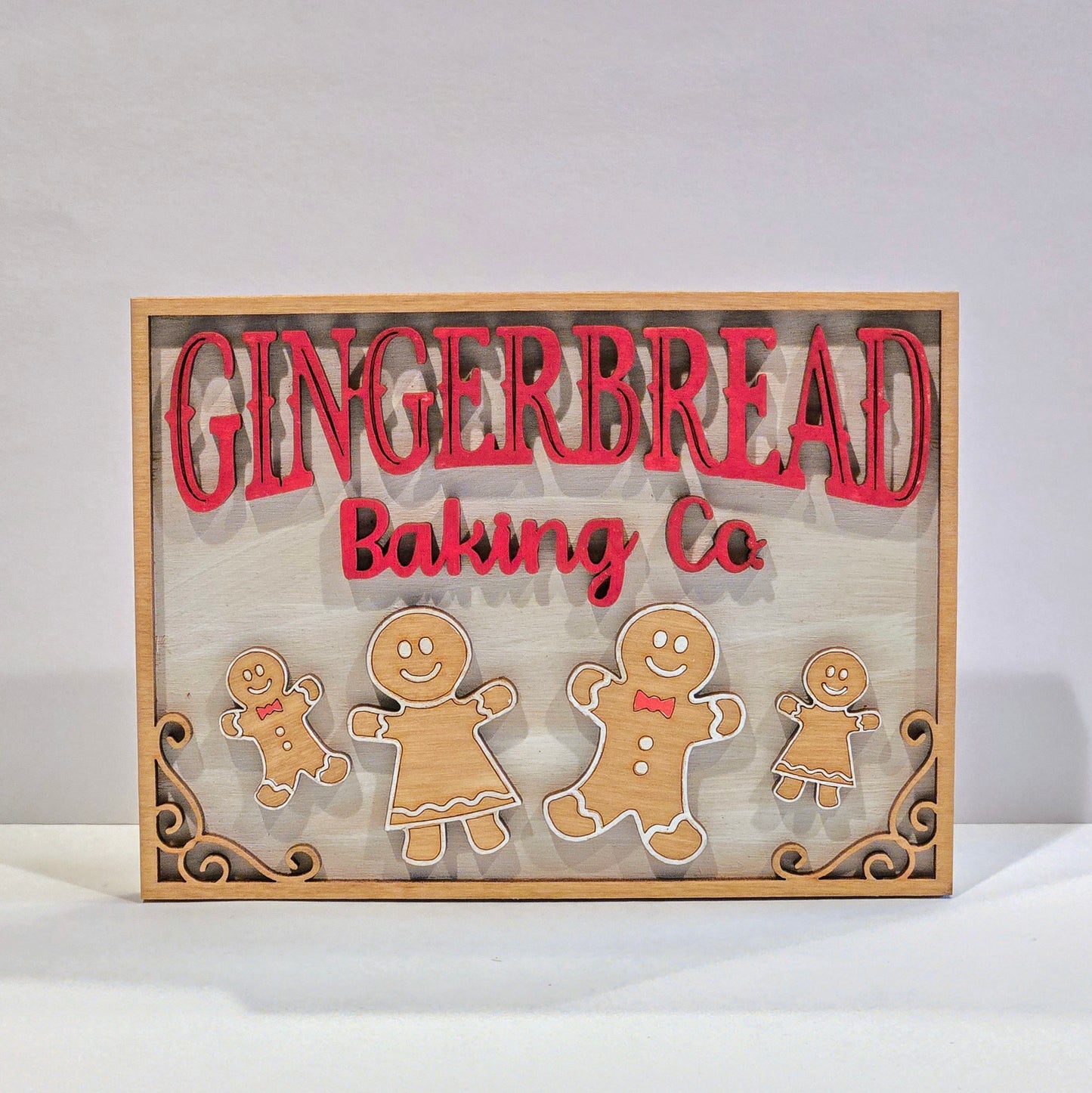 Gingerbread Baking Tiered Tray