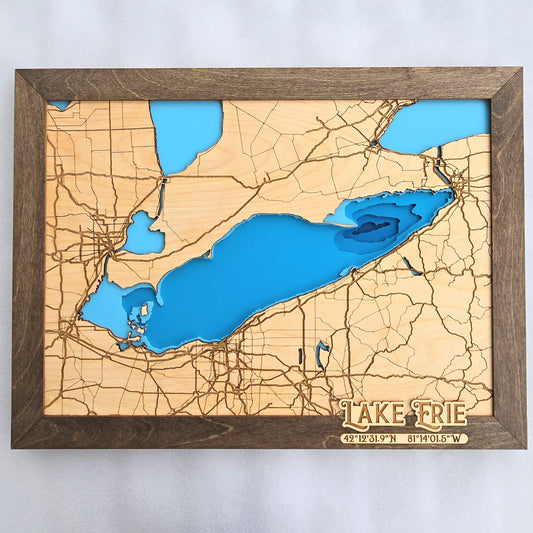 Lake Erie Map