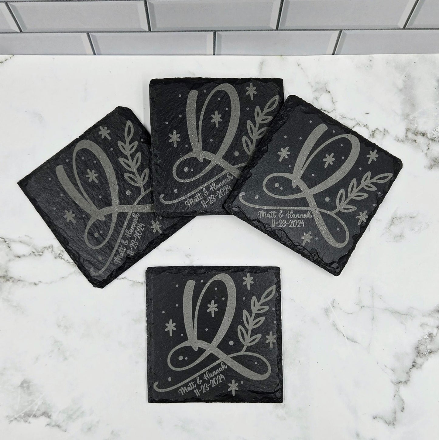 Custom Slate Coasters