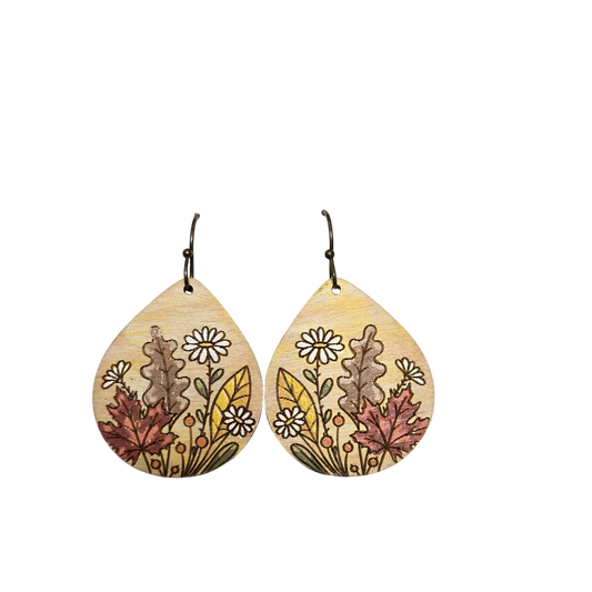 Fall Leaves Dangle Earrings