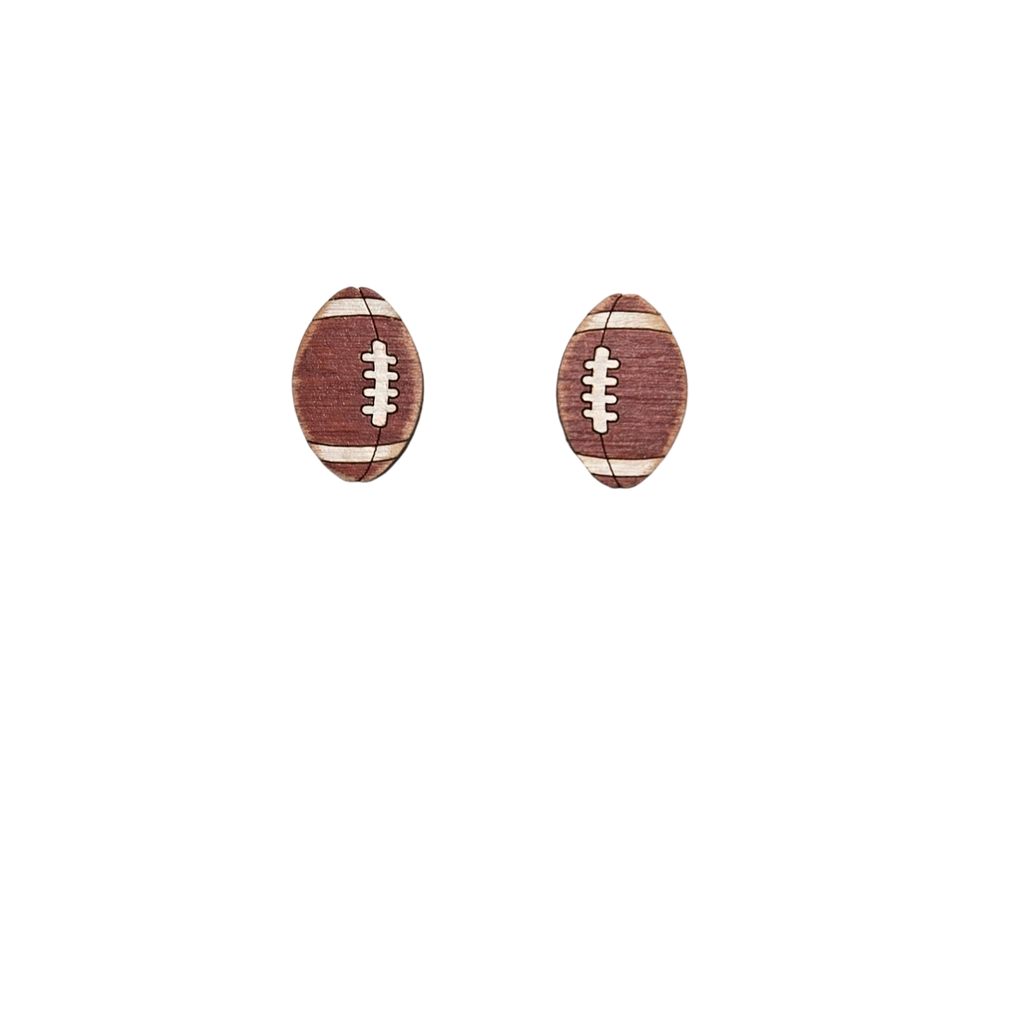 Football Stud Earrings