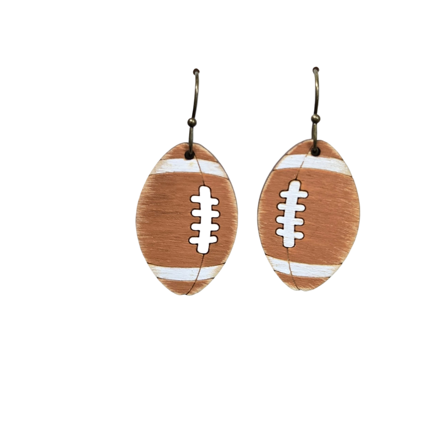 Football Dangle Earrings