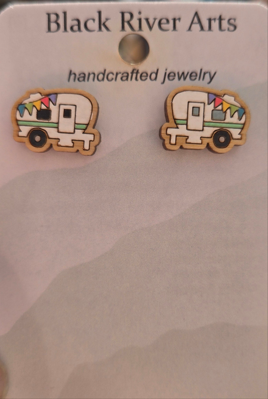 Camper Stud Earrings