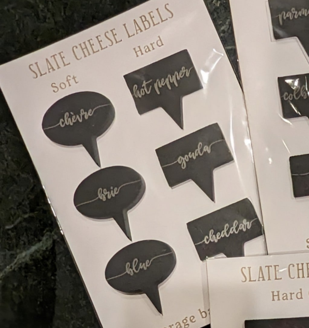 Slate Cheese Markers