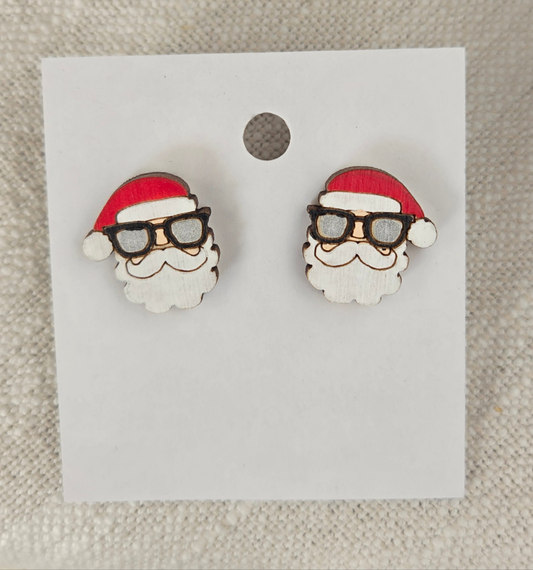 Cool Santa Stud Earrings