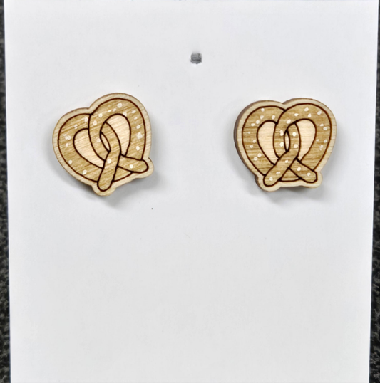 Pretzel Stud Earrings