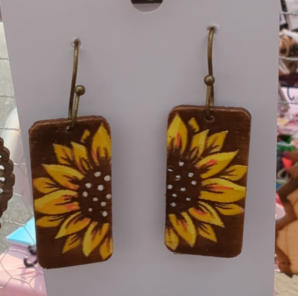 Sunflower Earrings