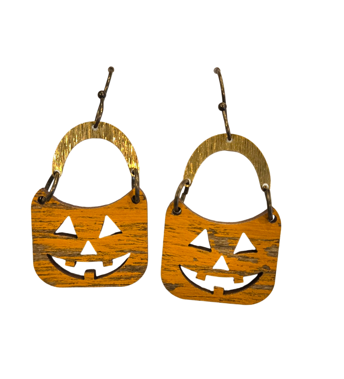Jack O Lantern Dangle Earrings