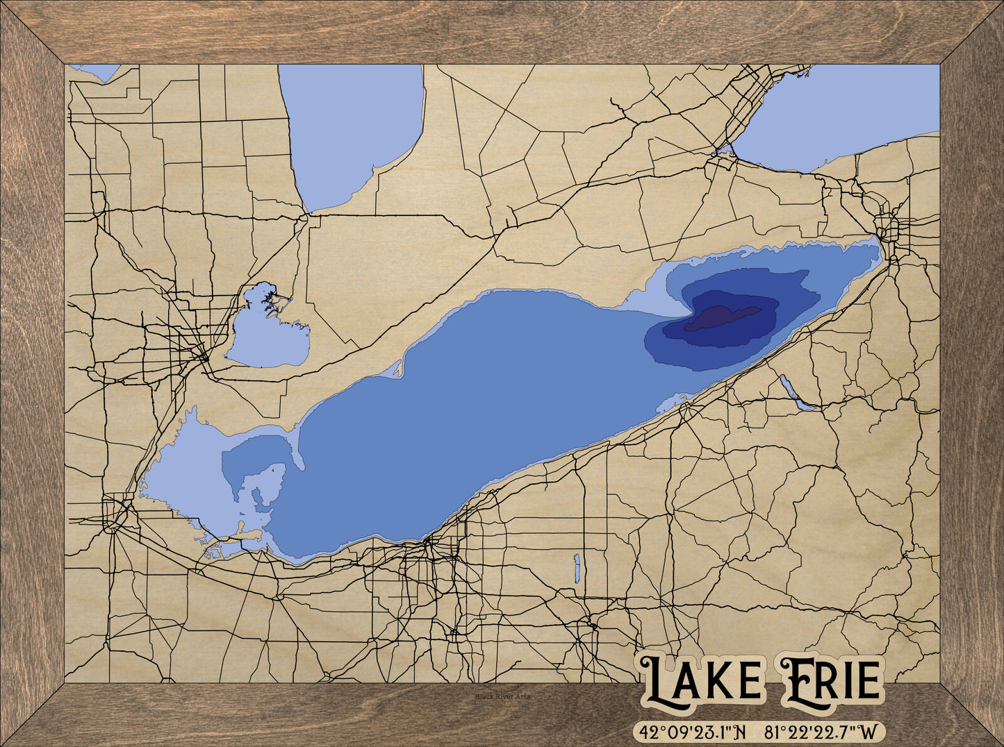 Lake Erie Map