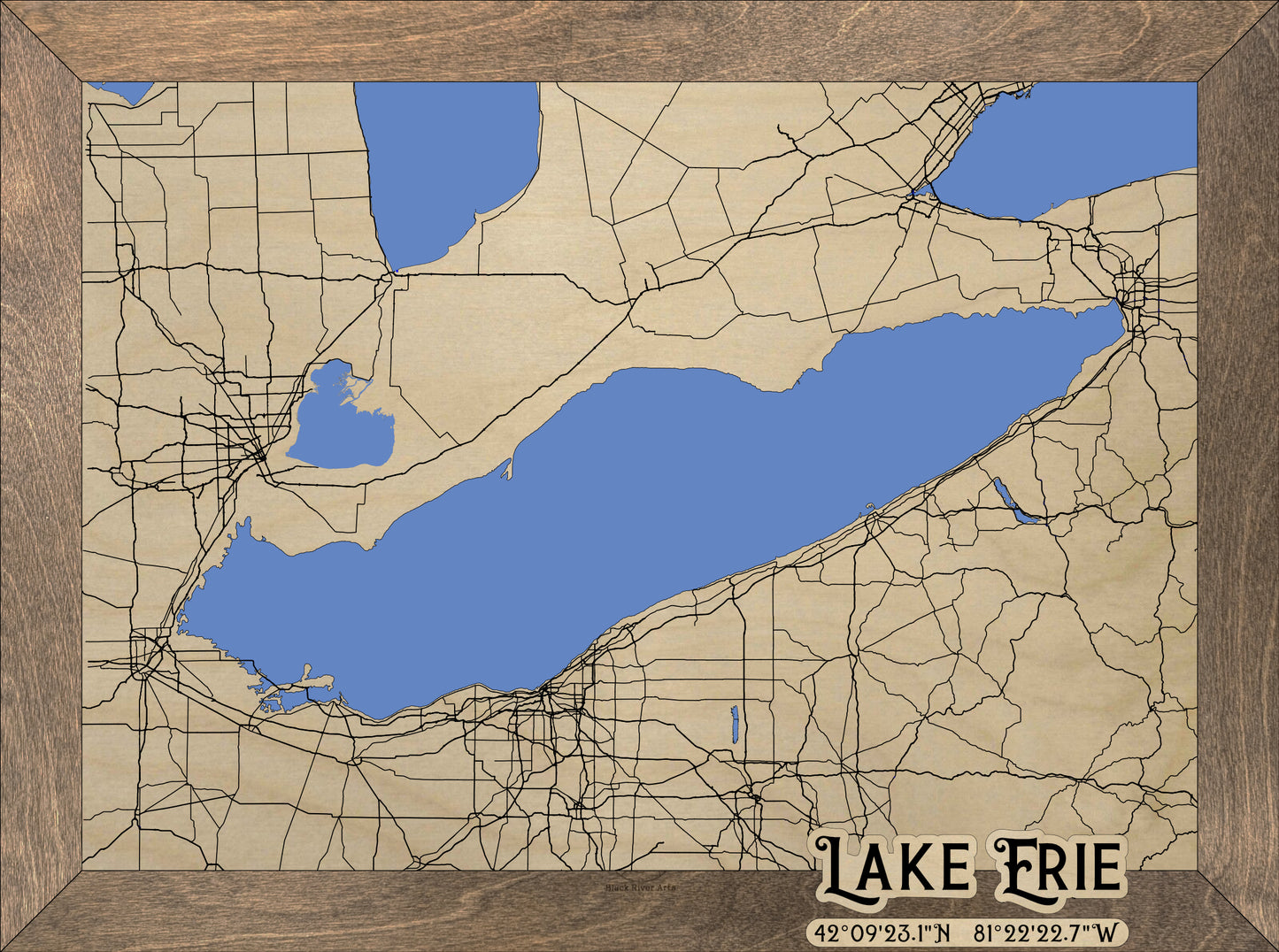 Lake Erie Map