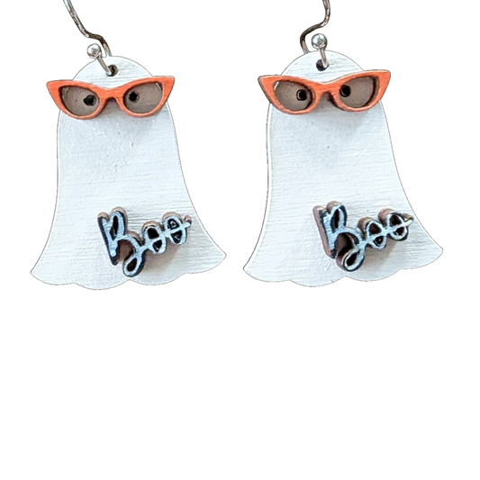 Nerd Ghost Dangle Earrings