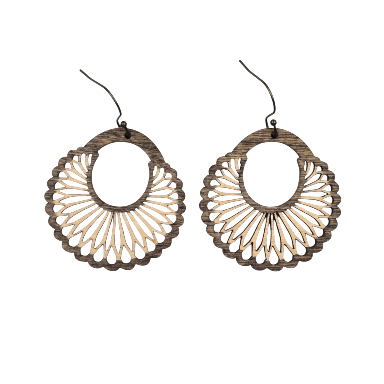 Ornate Fan Earrings