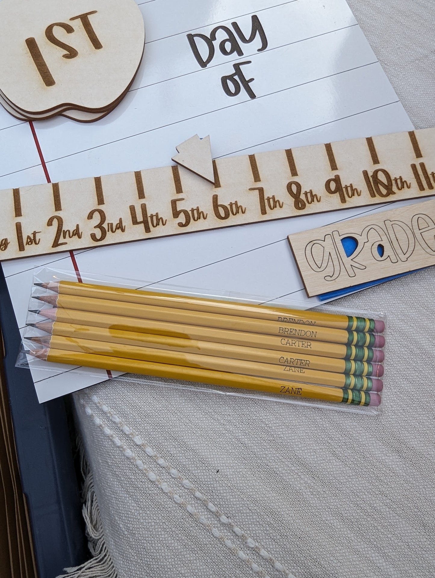 Personalized Yellow Pencils