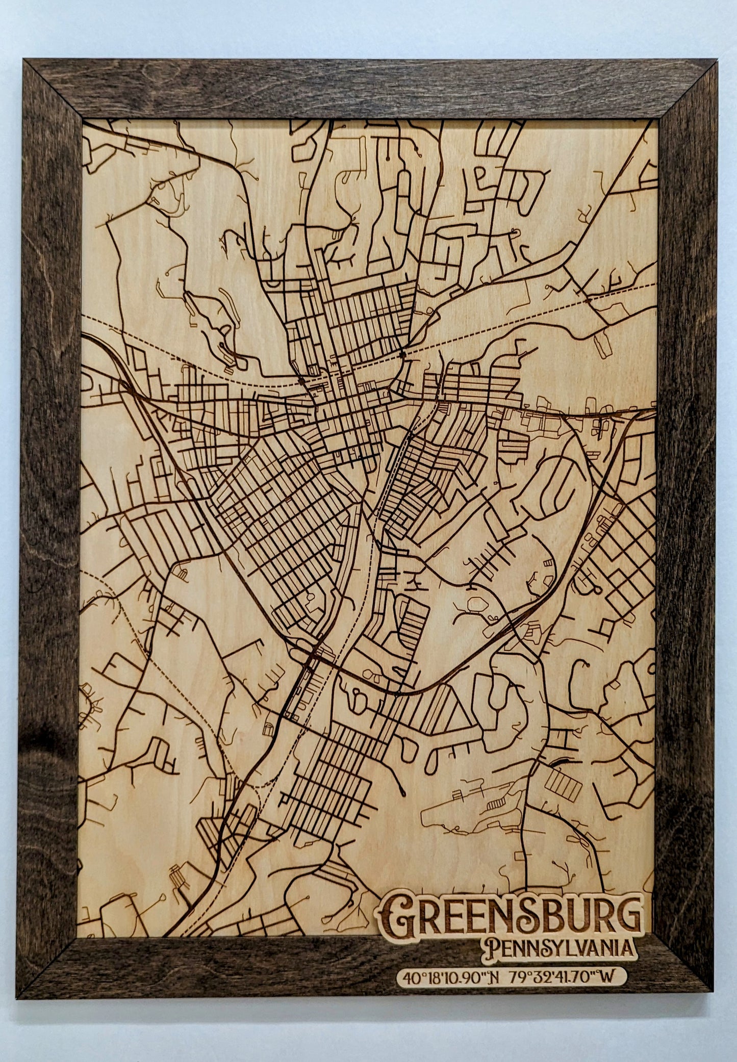Greensburg City Map