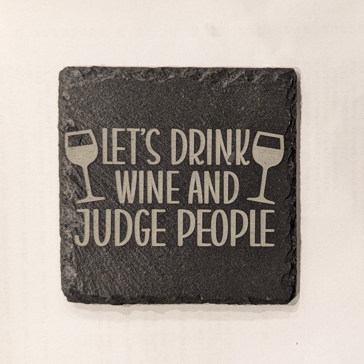 Adult Beverage Slate Coasters