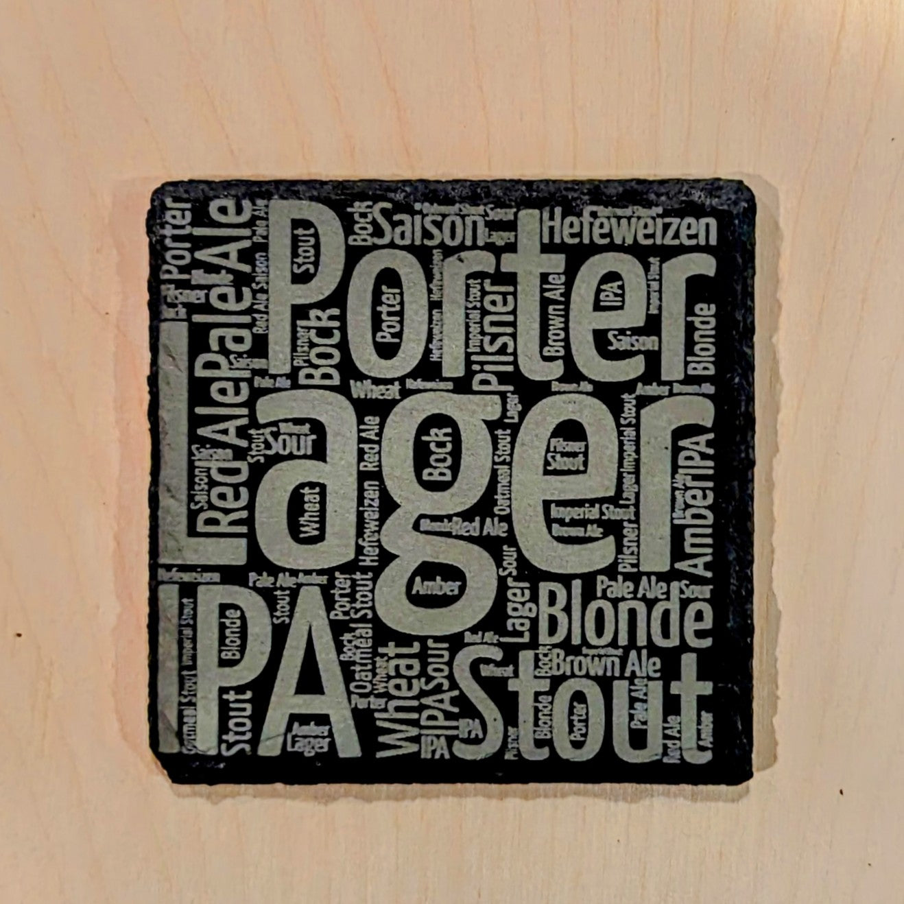 Adult Beverage Slate Coasters