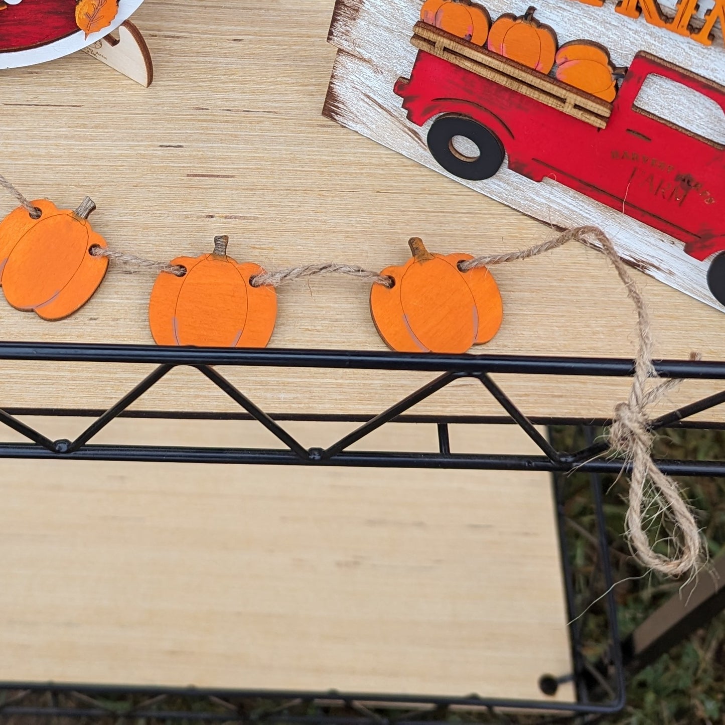 Pumpkin Farm Tiered Tray Pieces