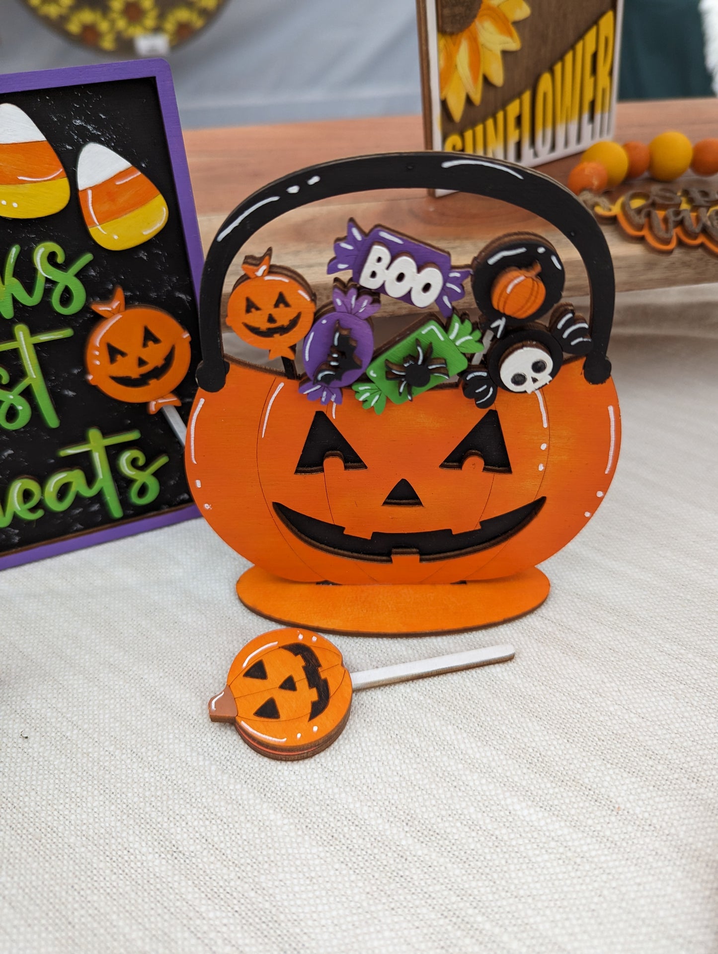 Halloween Candy Tiered Tray Pieces
