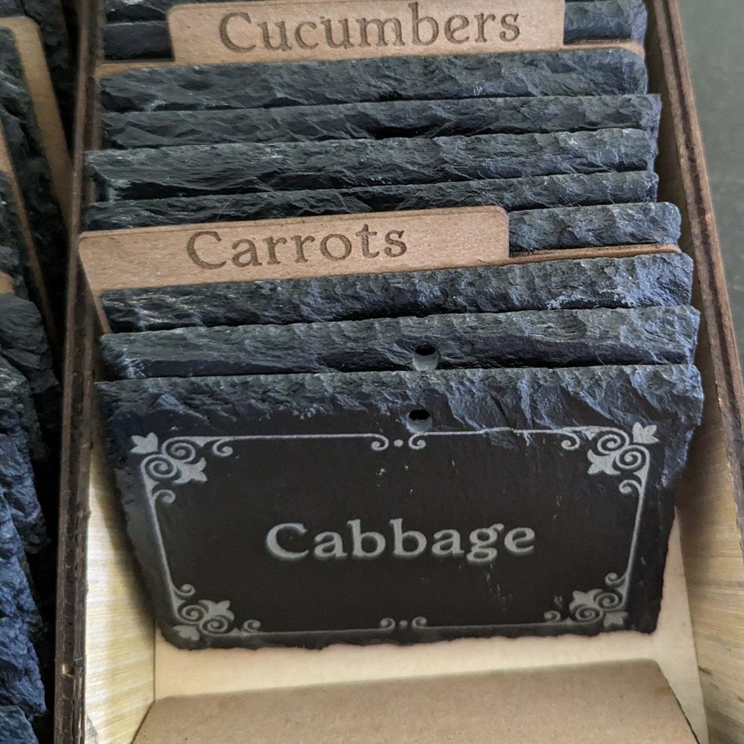 Slate Garden Markers