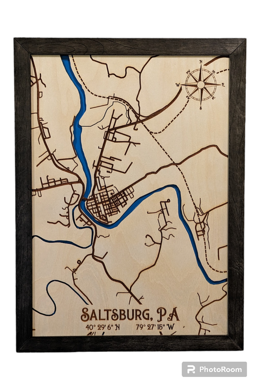 Saltsburg City Map