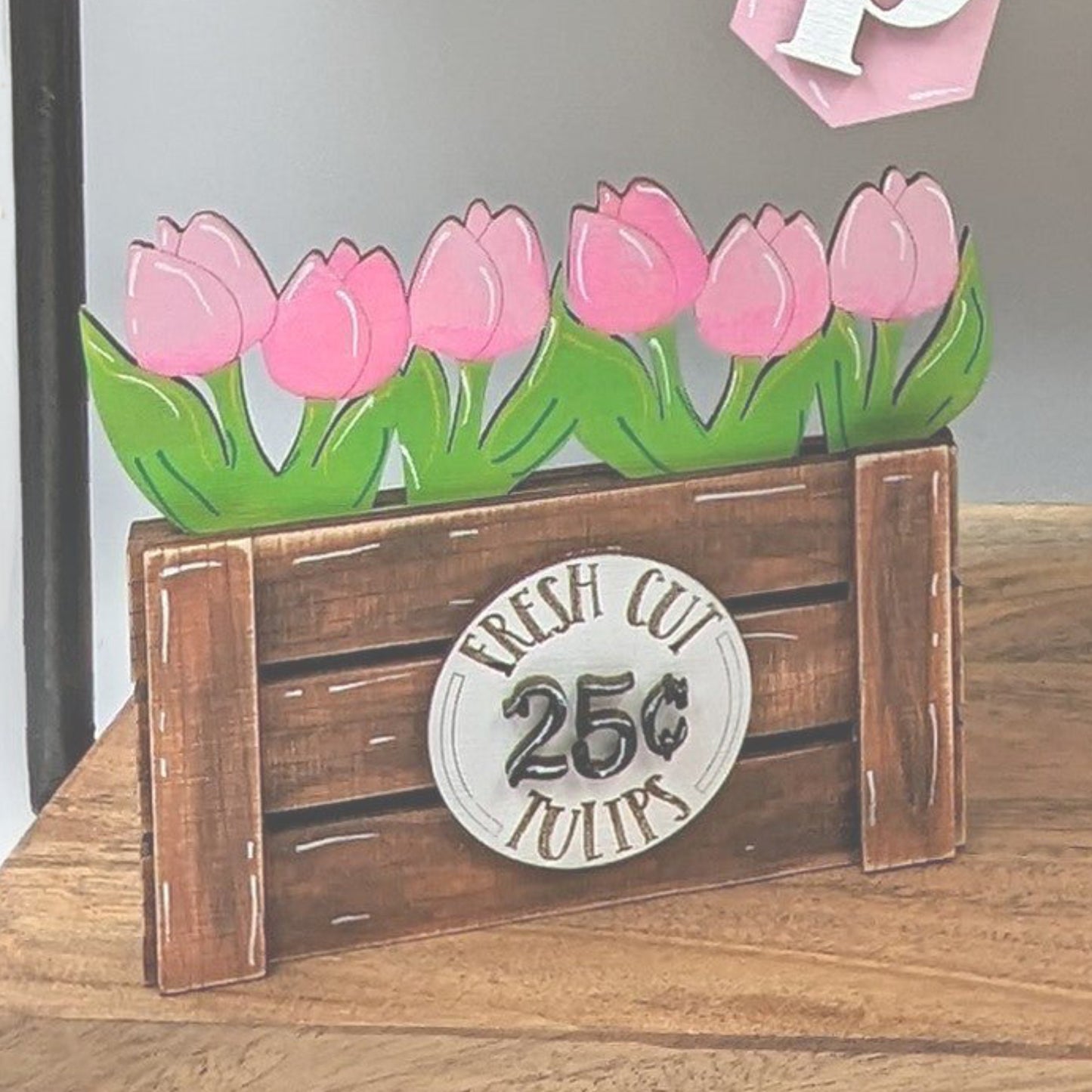 Spring Tiered Tray Decor, Sold Individually