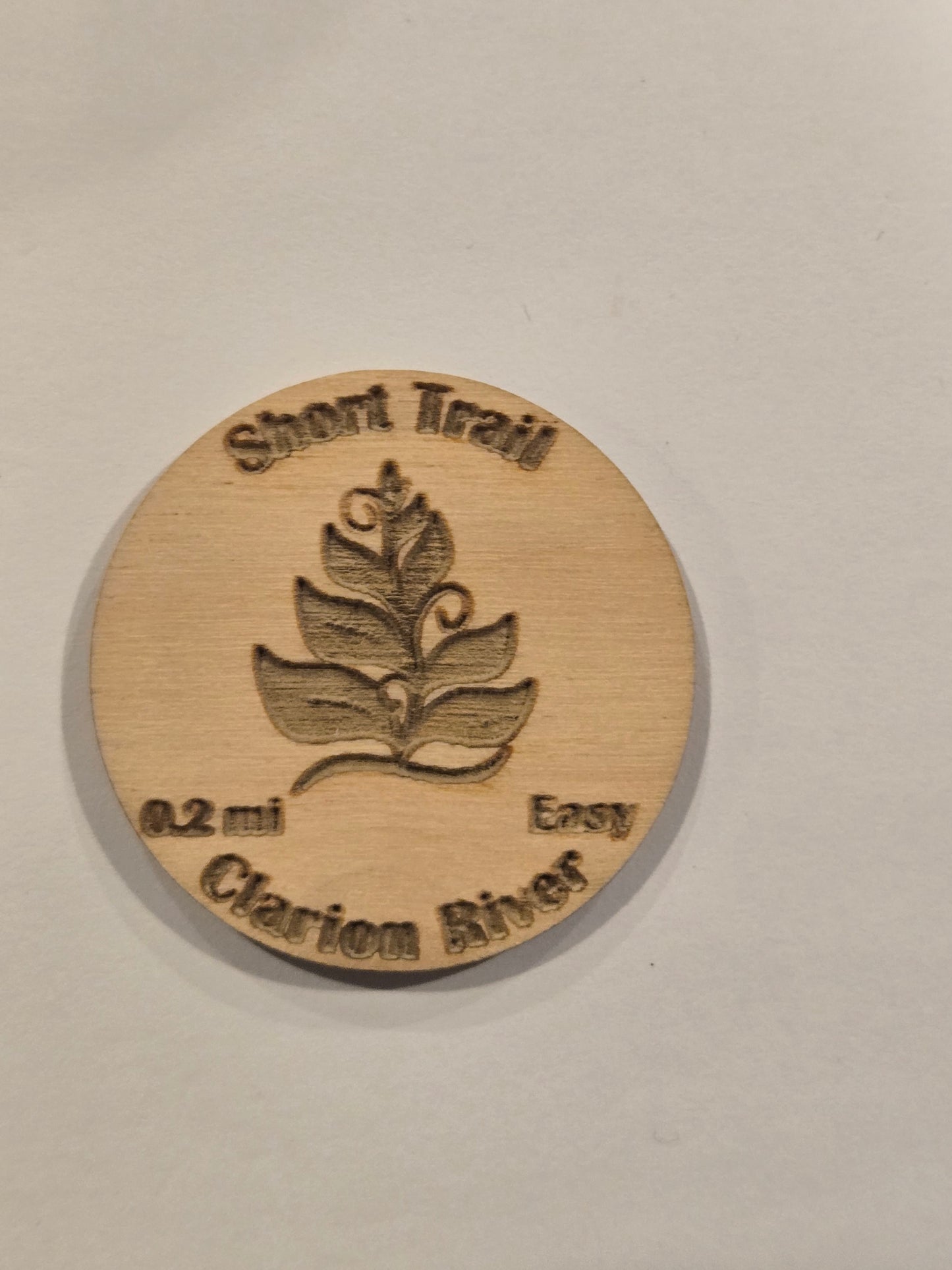 Hiking Trail Token, Clear Creek State Park