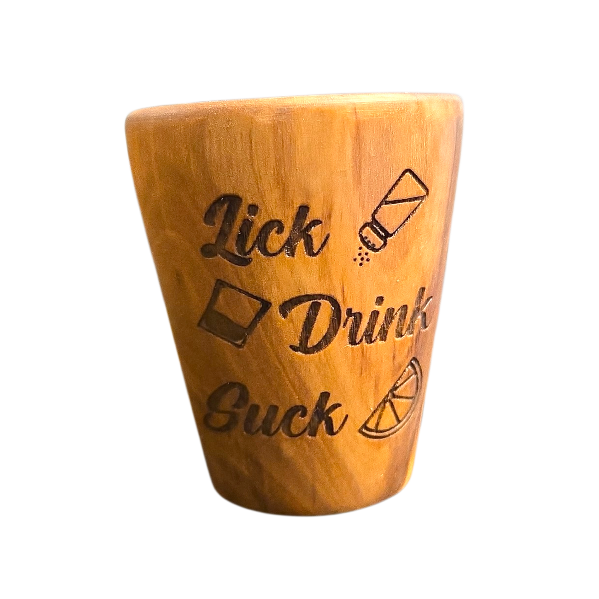 Shot Glass - Olive Wood