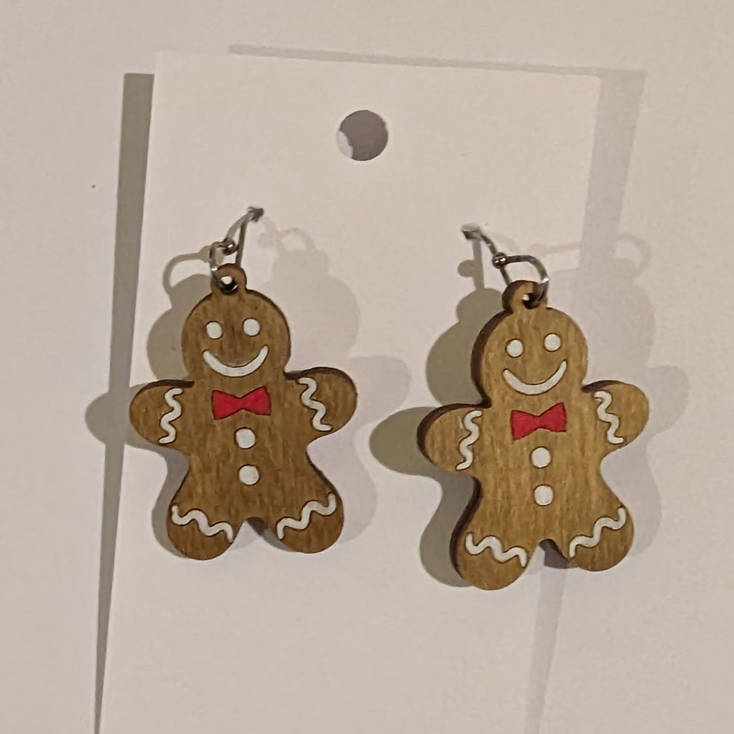 Gingerbread Men Dangle Earrings