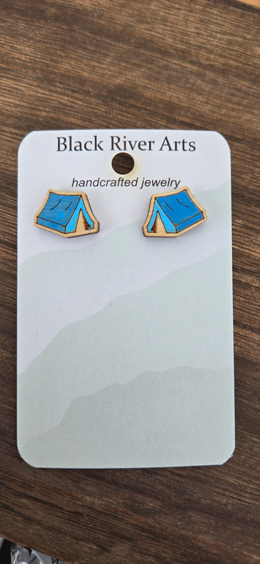 Tent Stud Earrings