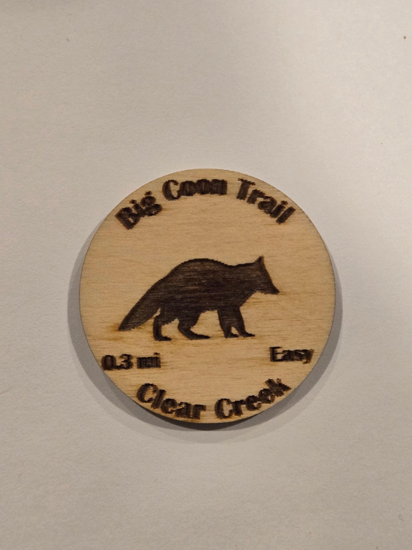 Hiking Trail Token, Clear Creek State Park