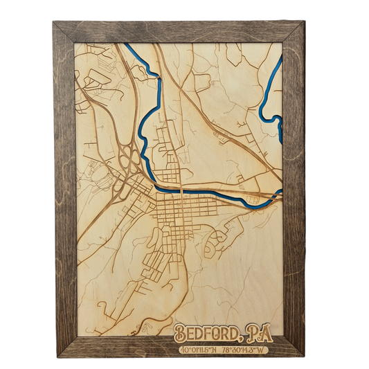 Bedford PA Map