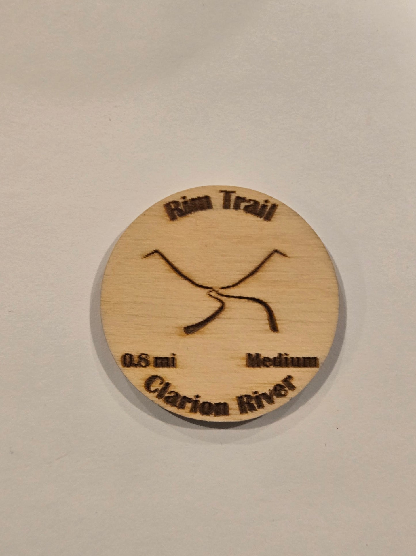 Hiking Trail Token, Clear Creek State Park