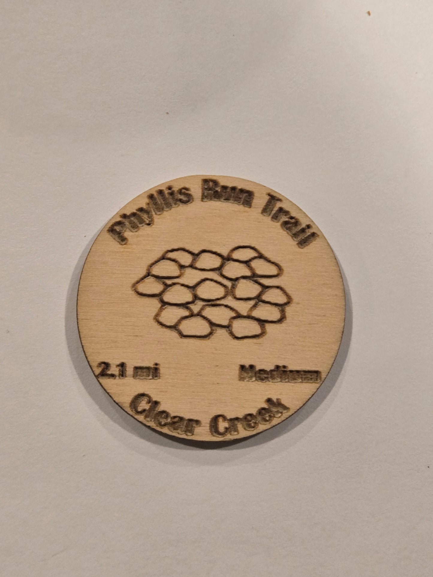 Hiking Trail Token, Clear Creek State Park