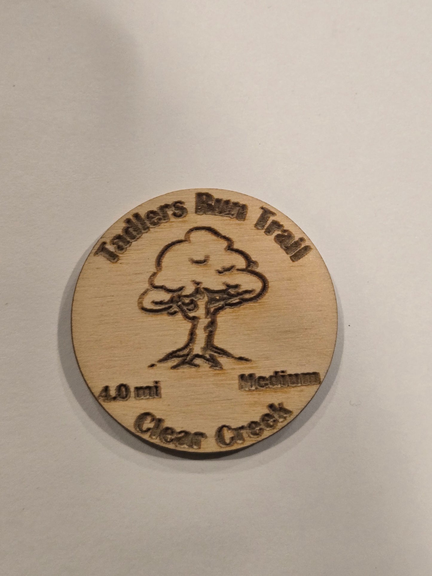 Hiking Trail Token, Clear Creek State Park