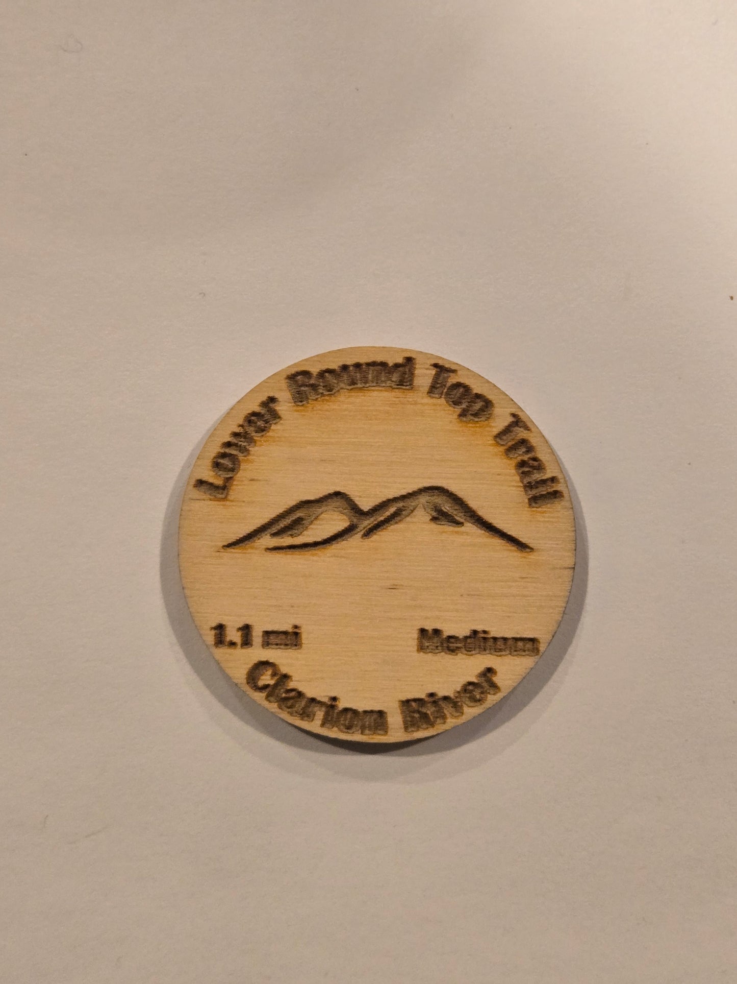 Hiking Trail Token, Clear Creek State Park