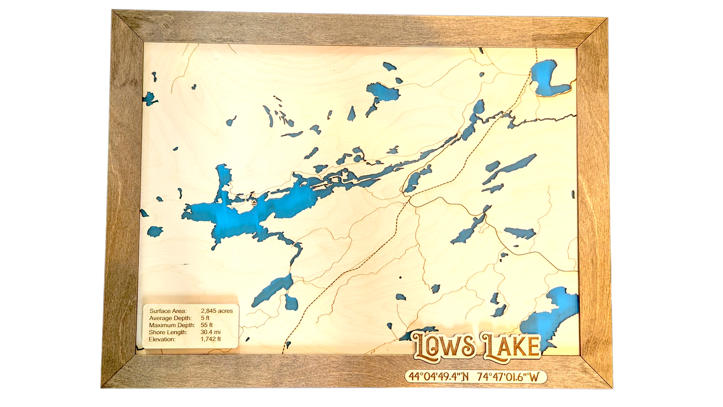 Lows Lake New York Map