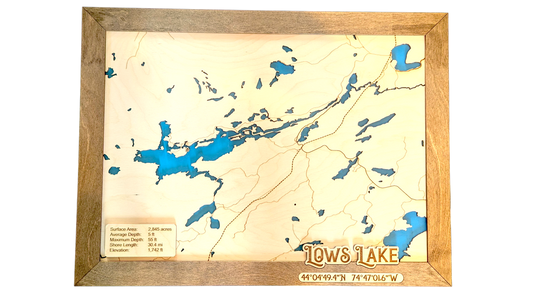 Lows Lake New York Map