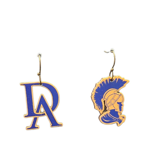 Derry Area School District Trojans Earrings
